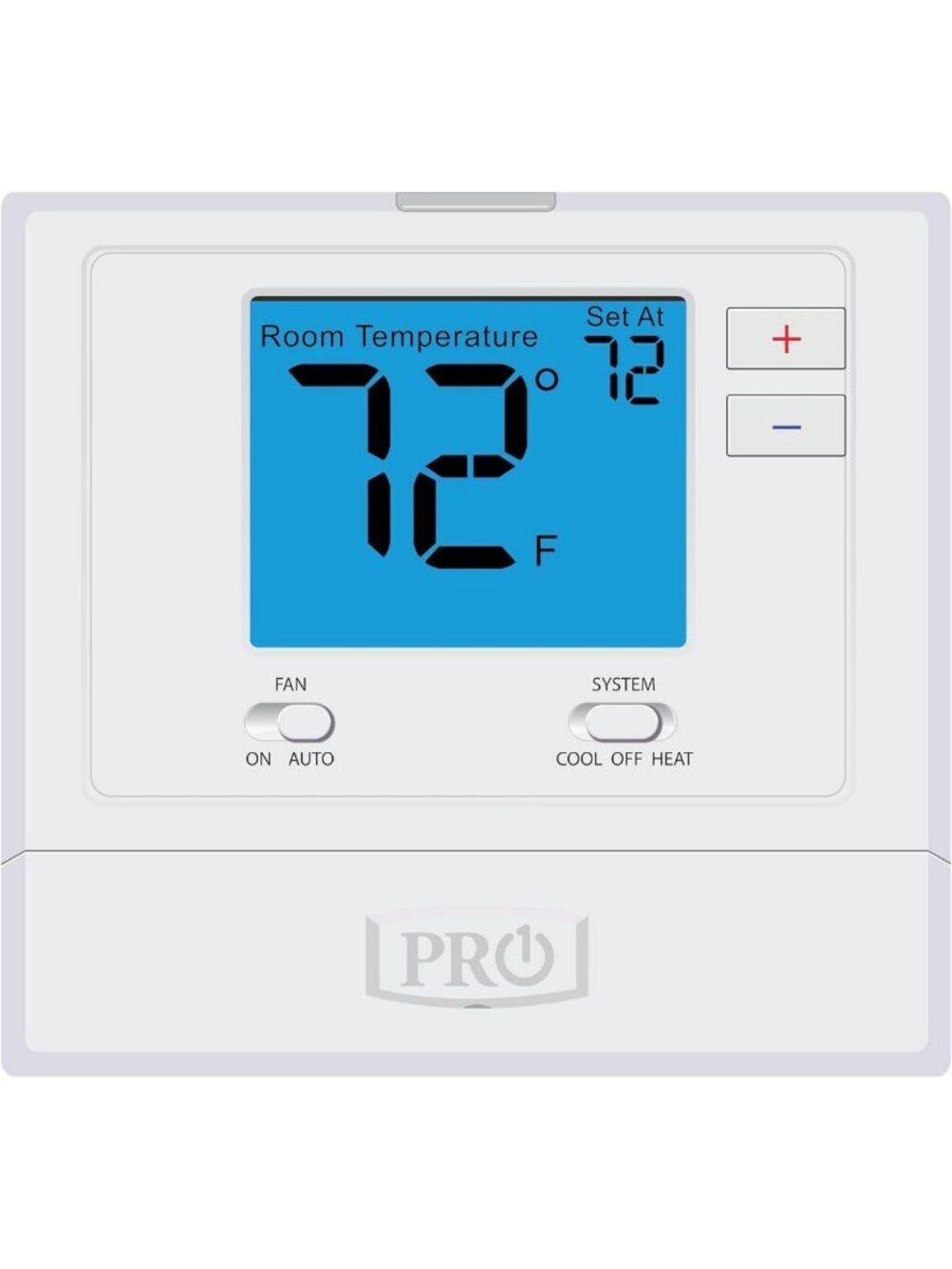Single Stage Non-Programmable Wall Thermostat for 1 Heat/1 Cool Systems